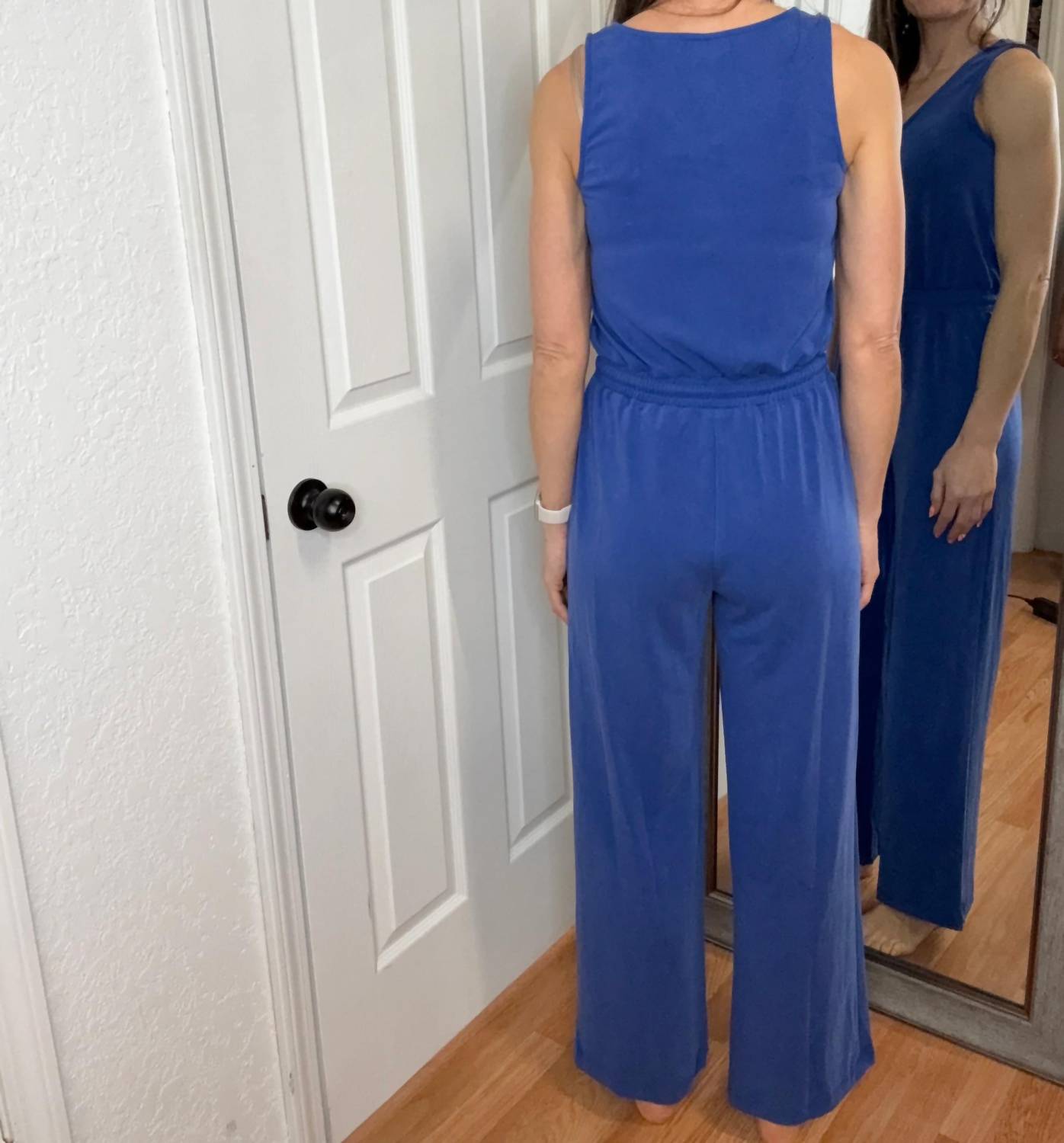 Skies Are Blue - Celeste V-neck Jumpsuit