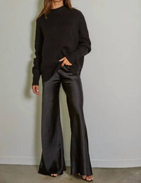 By Together - Satin High Rise Wide Leg Pants