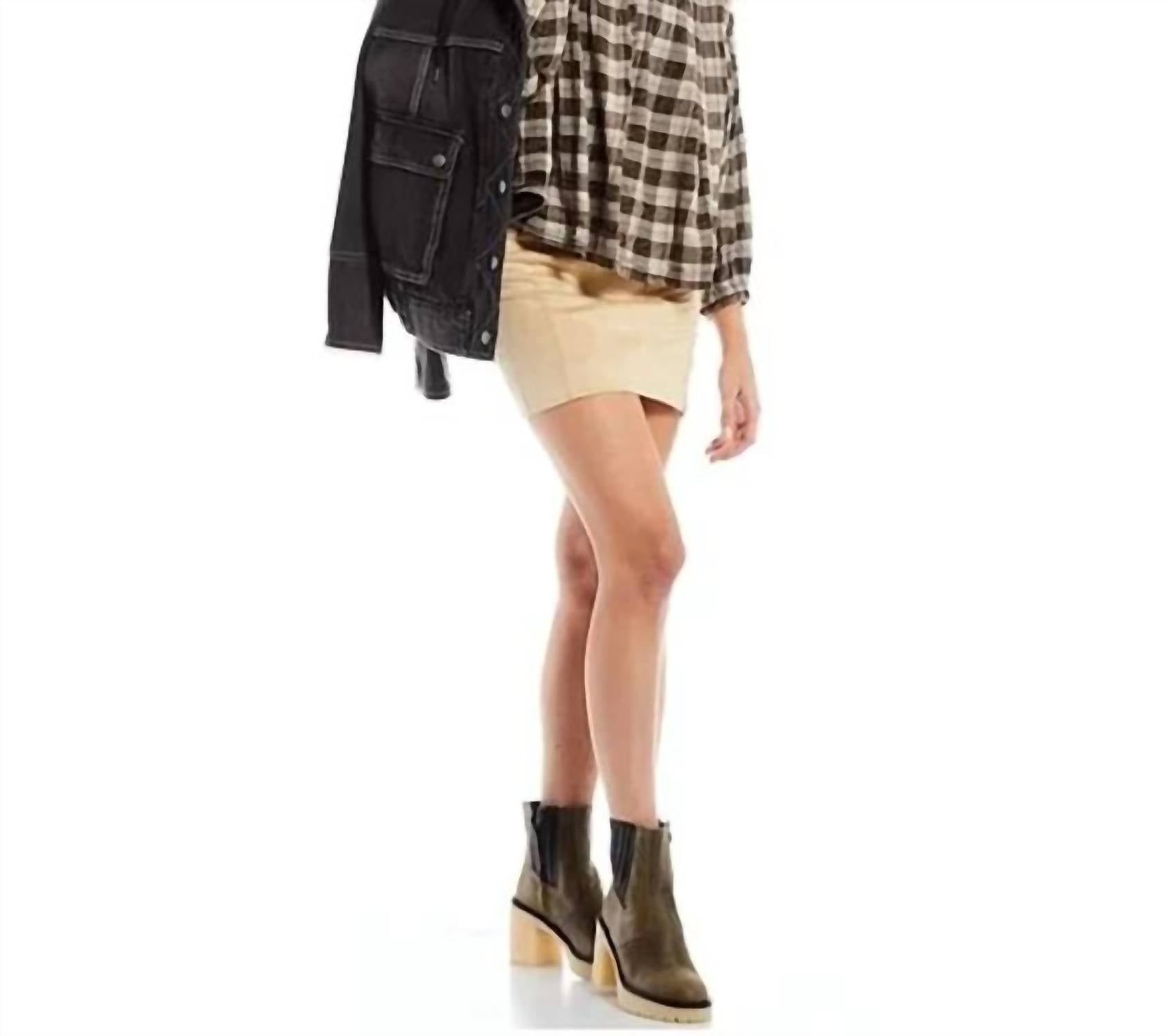 Free People - Ariel Cozy Denim Bomber Jacket