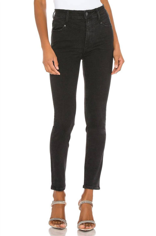 MARGOT ANGLED YOKE ANKLE SKINNY JEAN