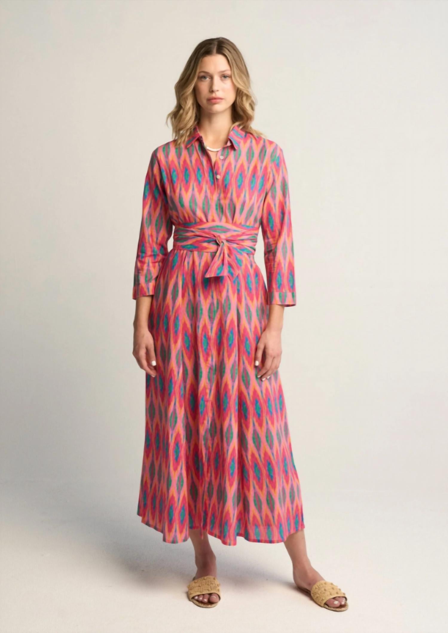 Guadalupe Design - Luciana Ikat Multi Dress