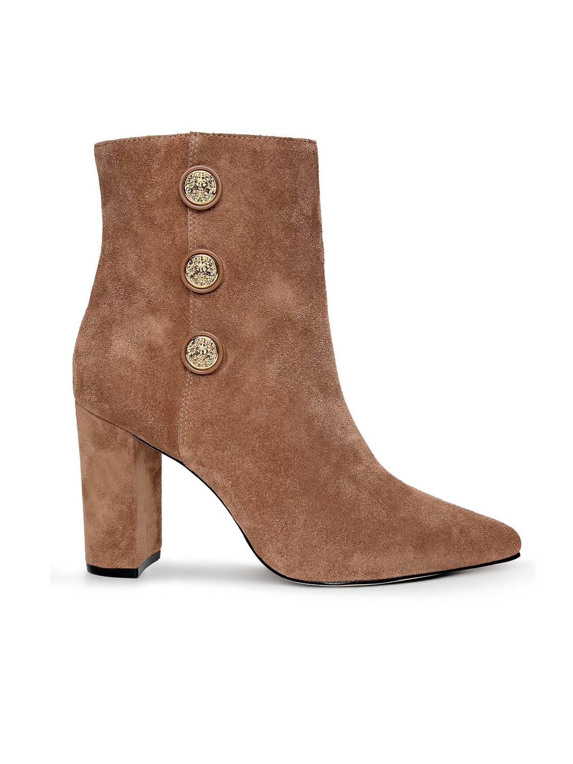L'Agence Women's Theodora Ii Bootie in sand suede - women's shoe