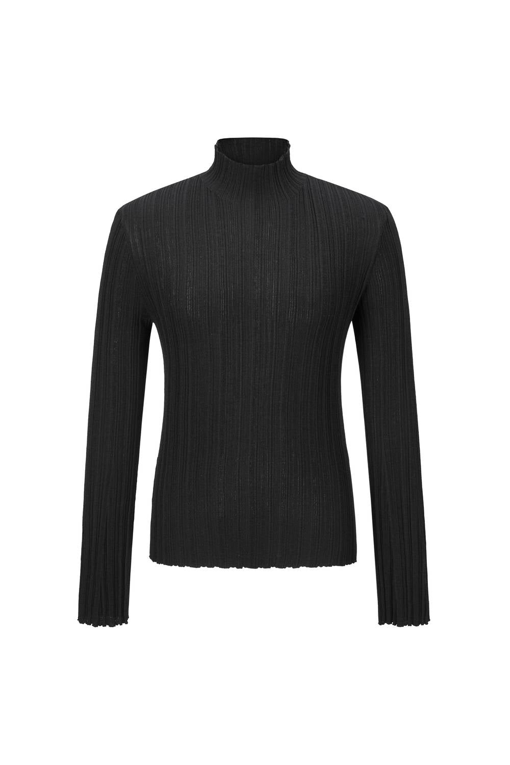 T.W.I.N. That’S What I Need - Pleated Mock Neck Sweater