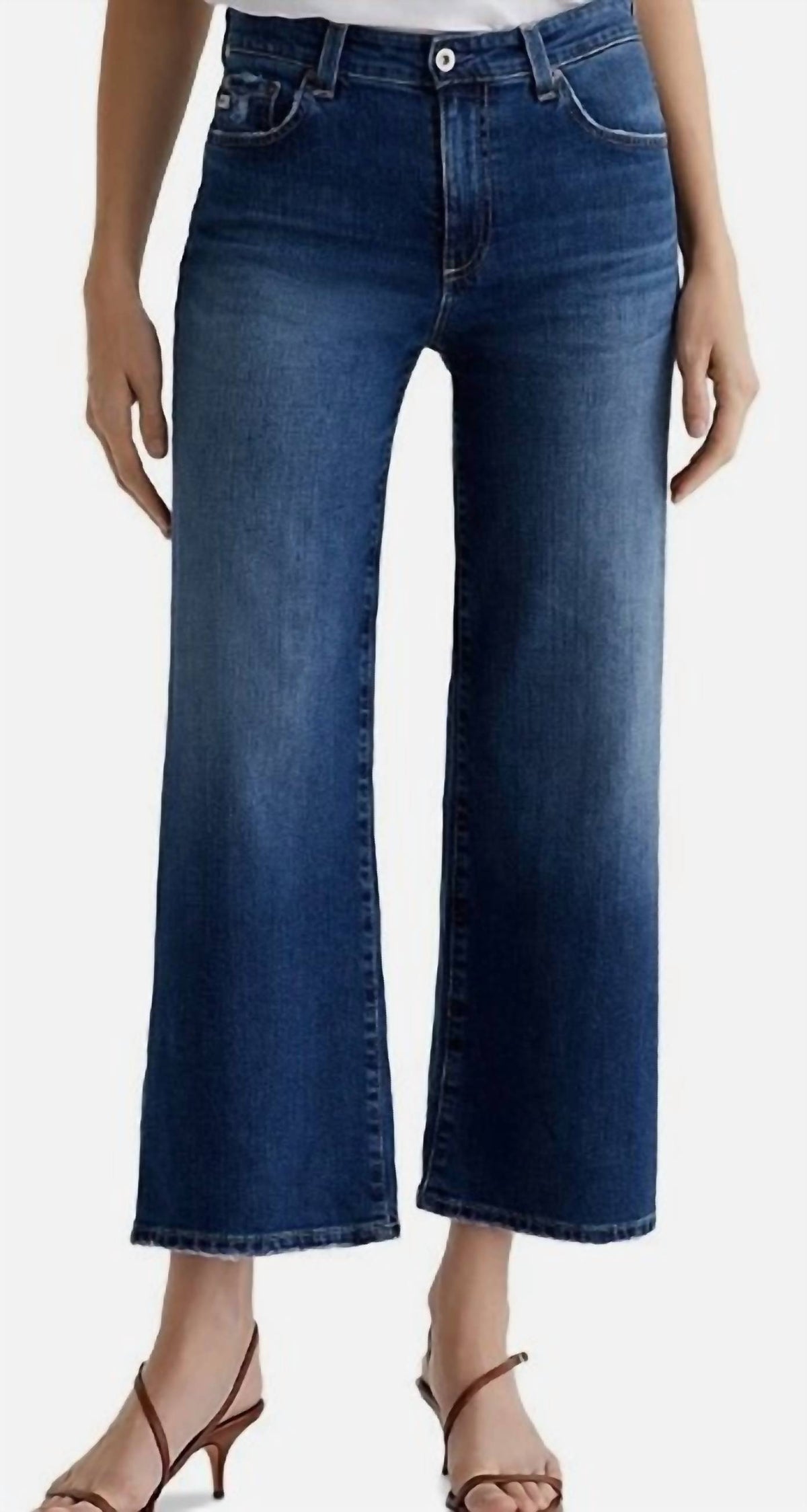 Ag Jeans - Saige Wide Leg Crop Jean