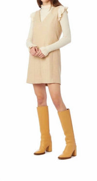 Cher Metallic Tweed Dress