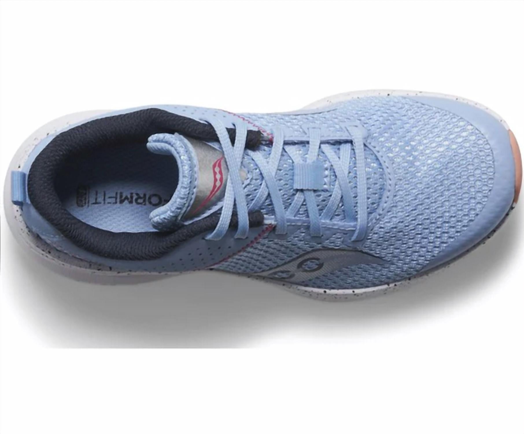 SAUCONY Kid's Kinvara 14 Sneakes in light blue - kids' sneaker - view 4