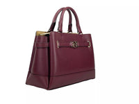 Michael Kors - Women's Reed Leather Belted Satchel Crossbody Bag Small