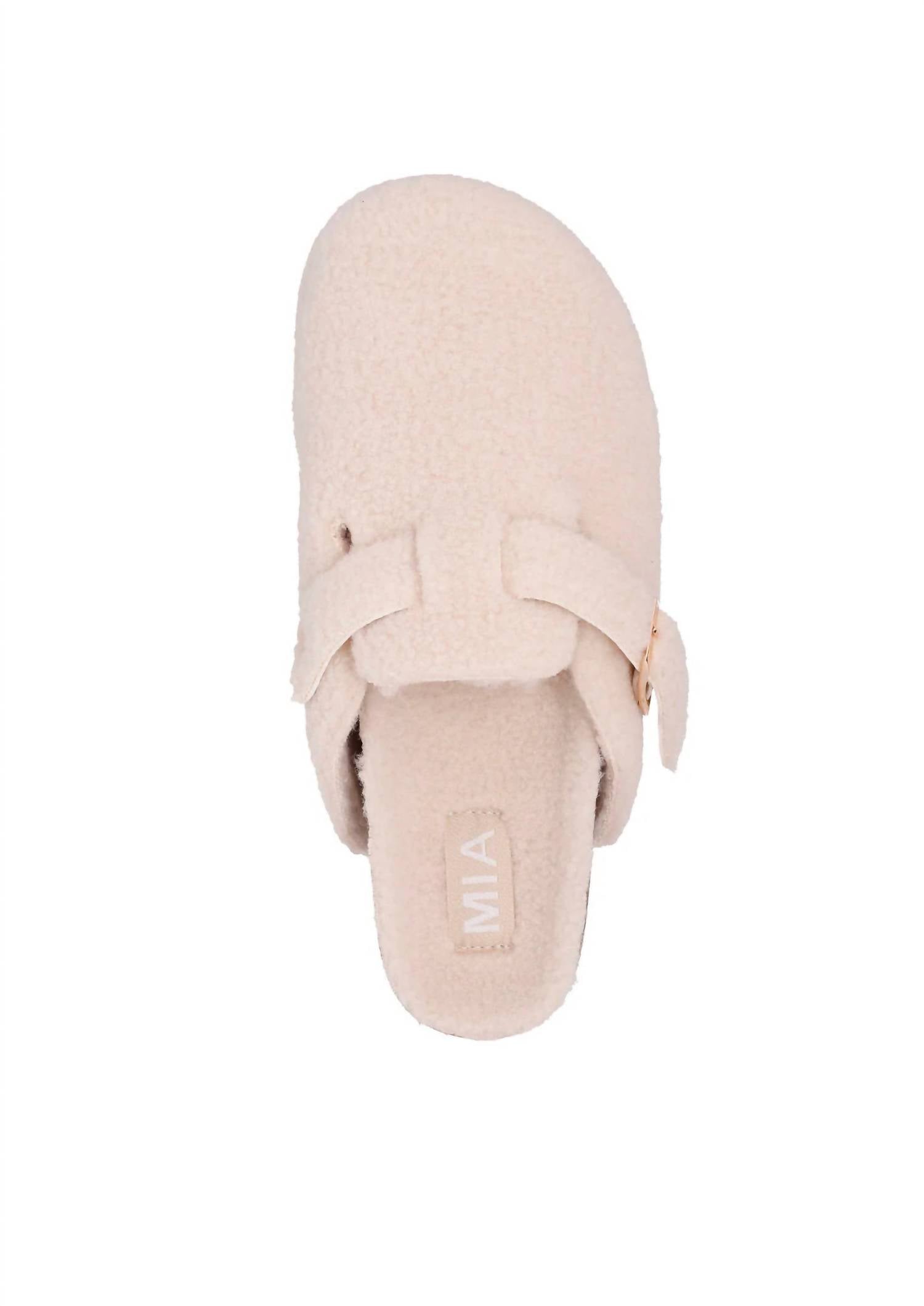 MIA Women's Qwest Mule in natural shearling - women's shoe - view 4
