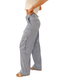 Reset By Jane - Sloan Satin Cargo Pant