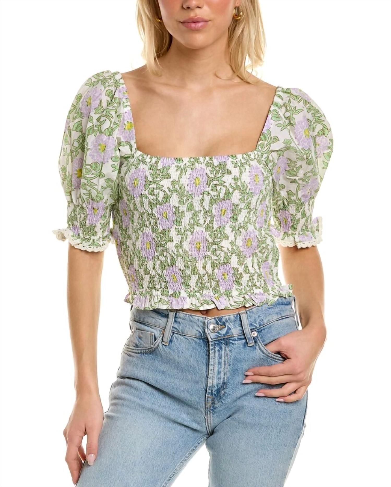 Roller Rabbit - Women's Daphne Renata Floral Print Top