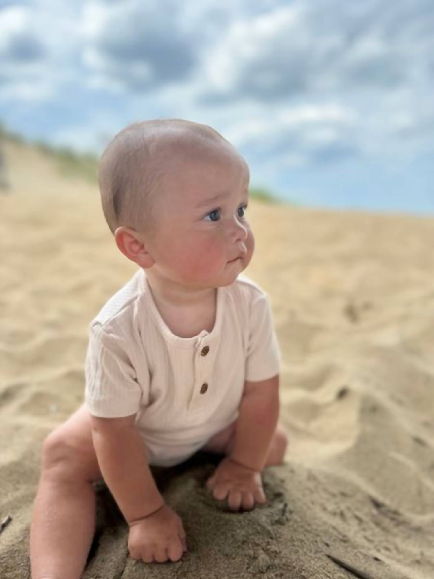 Me & Henry - Boy's Jibe Ribbed Onesie