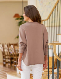 Frank & Eileen - Anna Long Sleeve Capelet Top