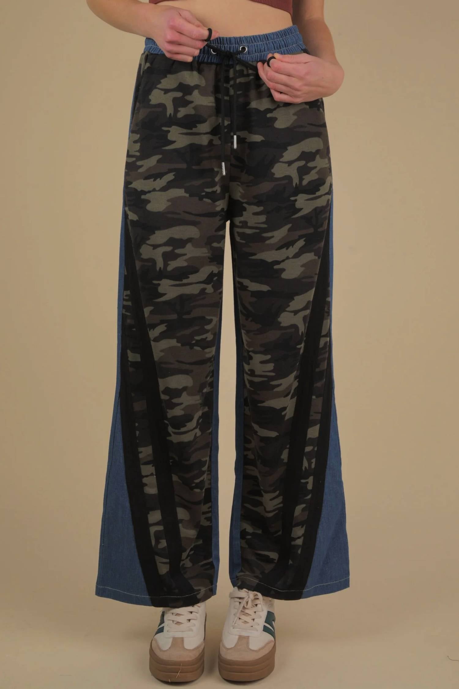 Very J - Denim Terry Knit Pants