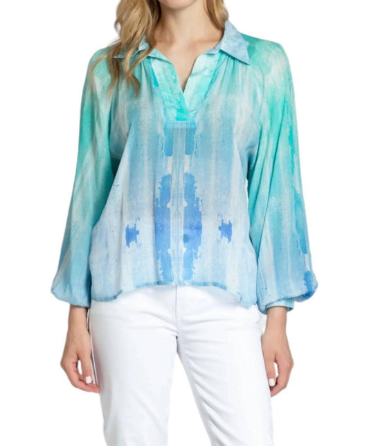 Apny - Half-Plaket Blouse