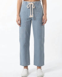 Bibi - Utility Wide-leg Denim Pants