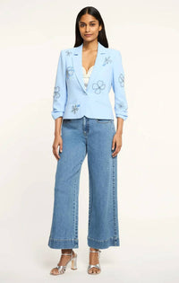 Cinq A Sept - Beaded Flowers Le Petit Khloe Blazer