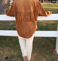 Sky To Moon - Suede Fringe Jacket