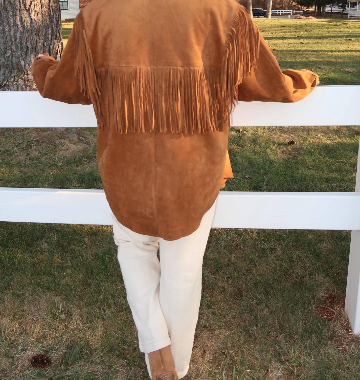 Sky To Moon - Suede Fringe Jacket