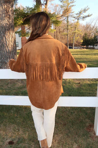 Sky To Moon - Suede Fringe Jacket