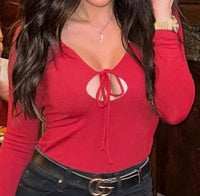 Susana Monaco - BERRY TIE TOP
