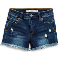 Tractr - Girl's Tween Brittan Distressed Denim Short