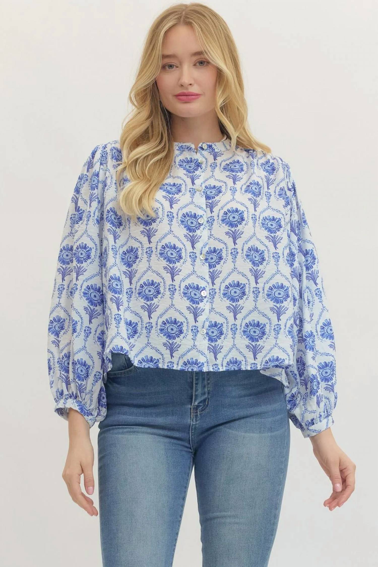 Entro - Rhea Puff Sleeve Top