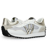 Vintage Havana Women's Cosmic 8 Shoes in white pebble gold - women's sneaker - detail view