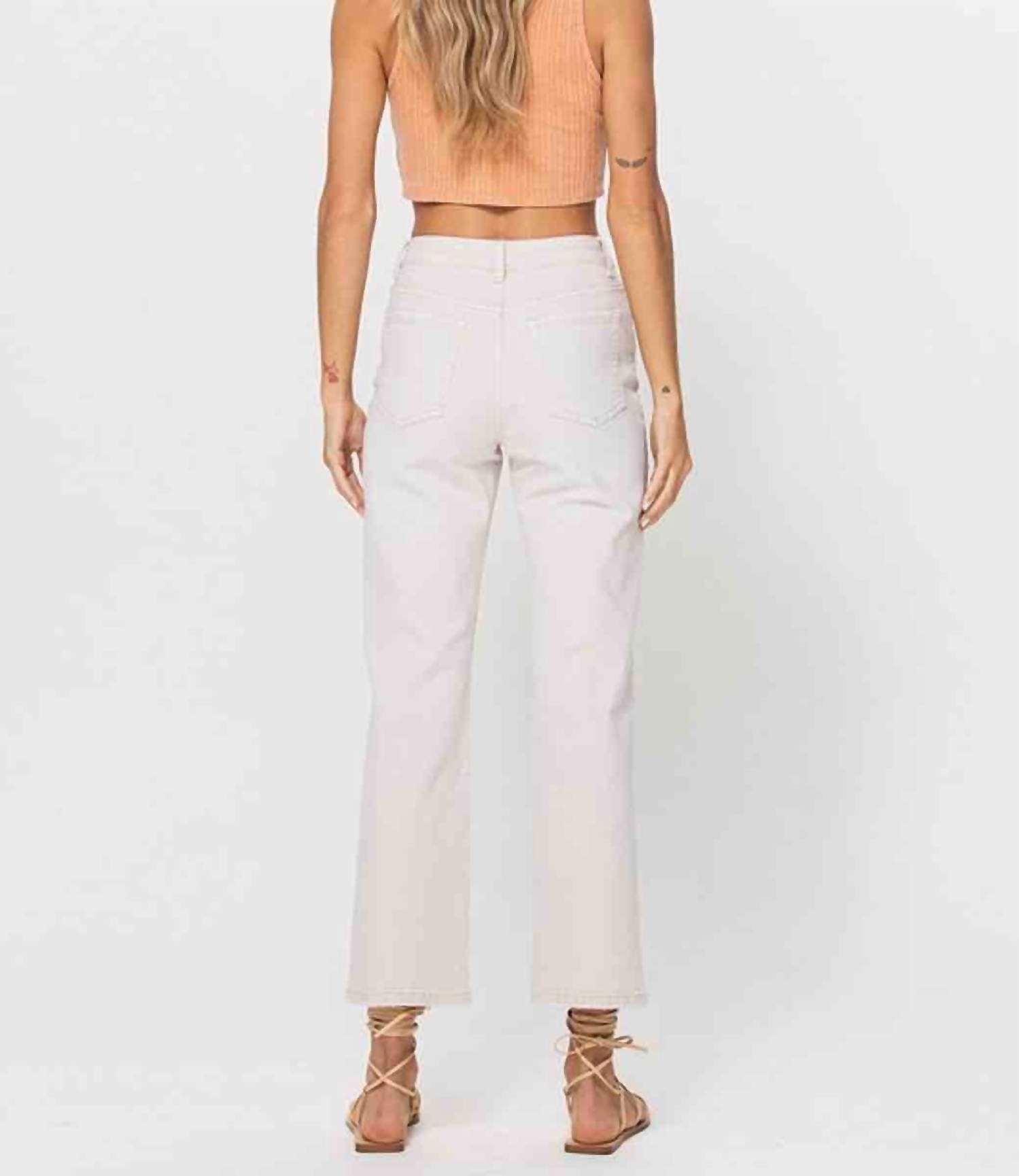 Vervet By Flying Monkey - Alyssa 90s Vintage Straight Denim Jeans