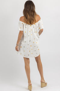 In February - May Embroidered Mini Dress