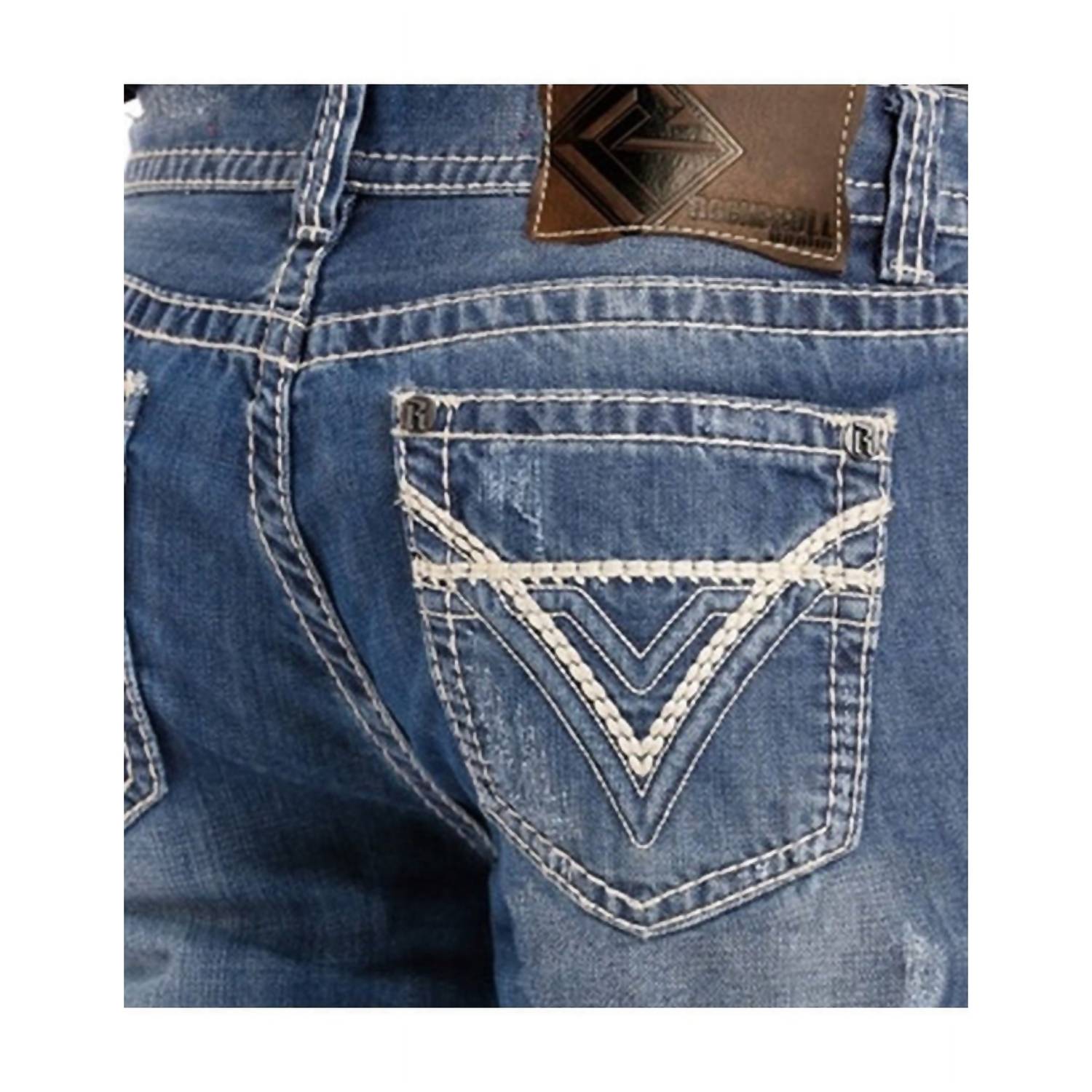 Rock & Roll Denim - Double Barrel Relax Light Jeans