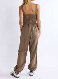 Sage The Label - She's Poetry Gathered Bodice Jumpsuit