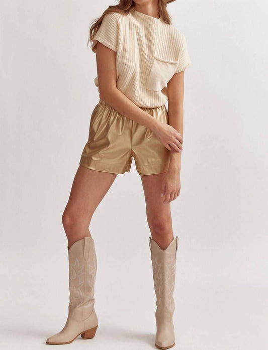 Entro - High Waisted Shorts