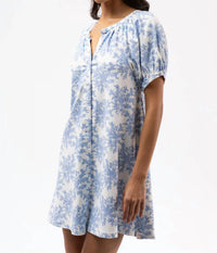 SMITH & QUINN Posie Mini Dress in rose bushel blue - women's dress - view 6