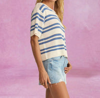 Z Supply - Prado Stripe Sweater Tee