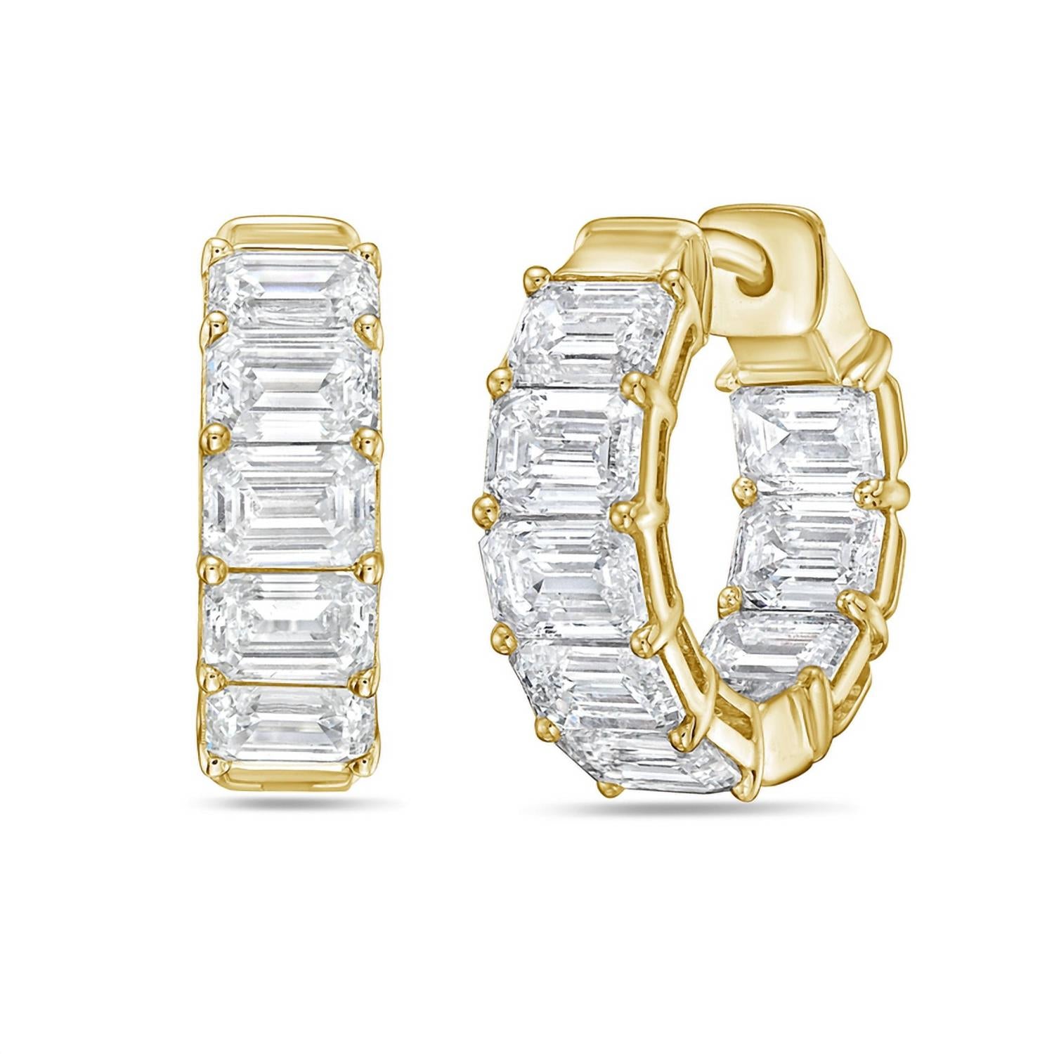 Diana M Jewels - Women's Signature 3 Carat Lab Grown Diamond Jewelry Earrings