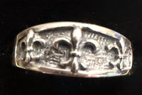 Madison - Women's 3 Fleur De Lis Band Sterling Ring