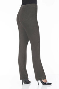 Beverly Rose Lior Sasha Pants in anthracite denim - women's pants - detail view