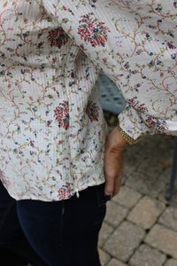 Stellah Harmony Vintage Floral Blouse in multi - women's blouse - detail view