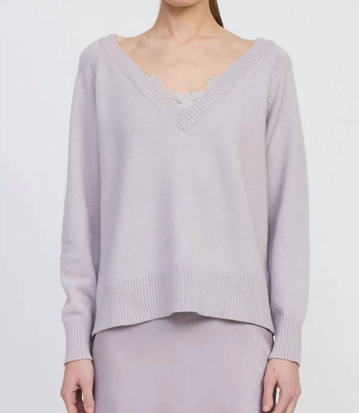 En Saison - Lace Detail Sweater