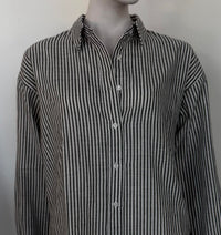 A.Ren - Stripe Linen Button-down Shirt