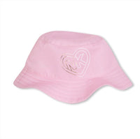 Michael Kors - Girls Monogram Print Swimsuit + Hat Set