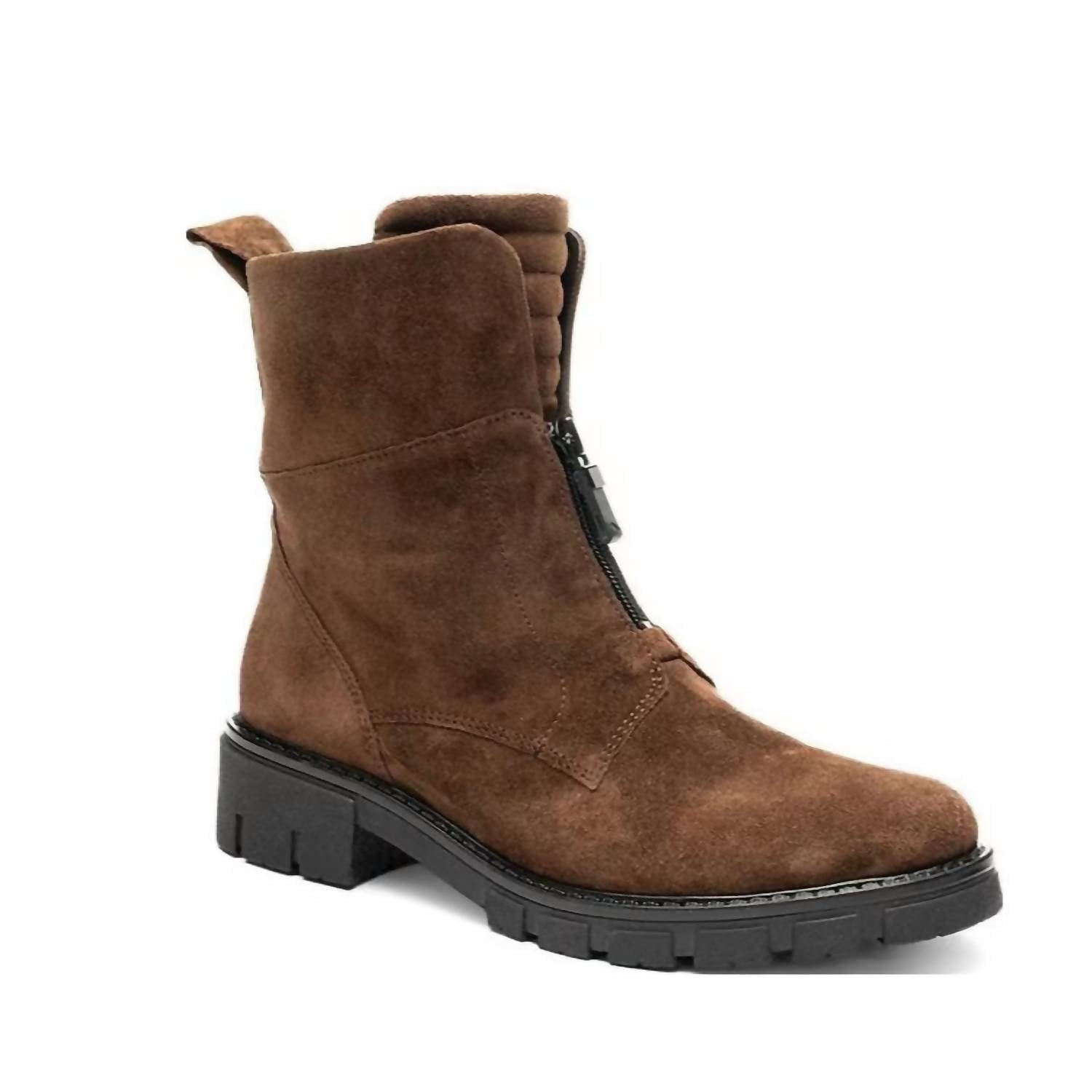 Ara Shoes Women's Deon Ankle Boots in cafe brown - women's shoe