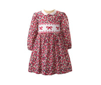Rachel Riley - Girls Bow Smocked Dress