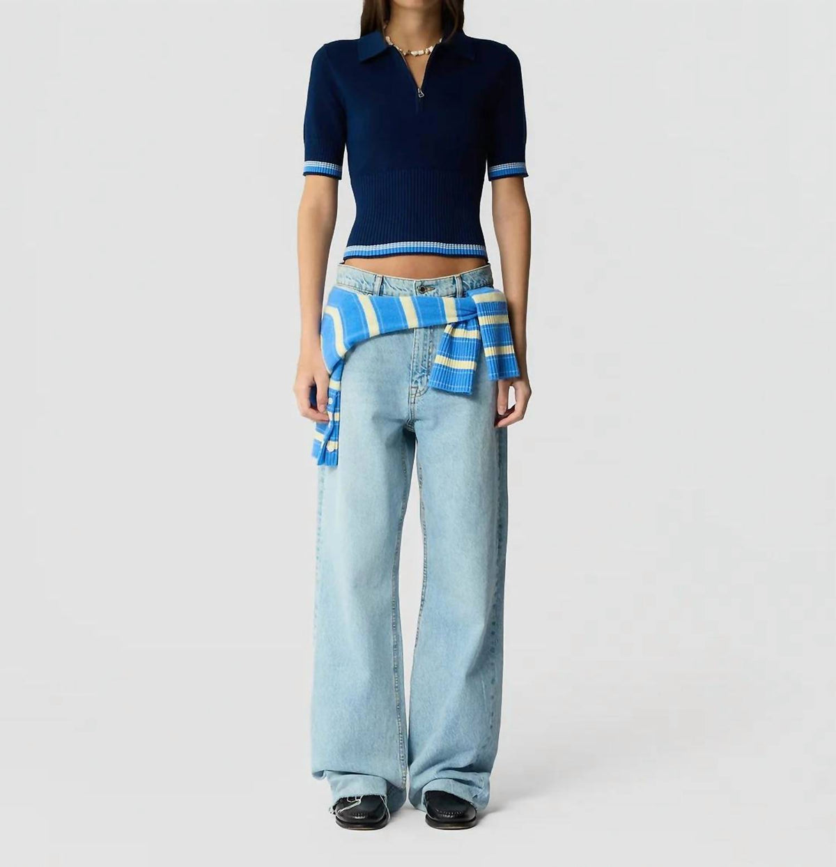 Guest In Residence - Marcella Short Sleeve Polo