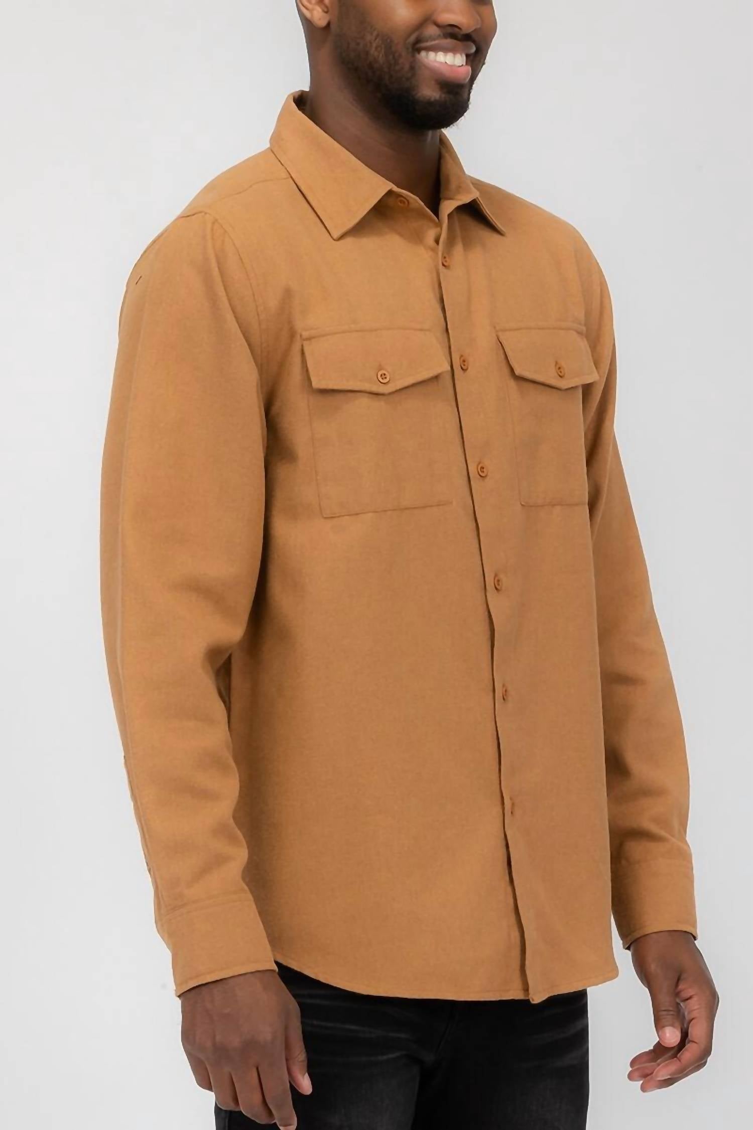 Weiv - Long Sleeve Button Down Flannel