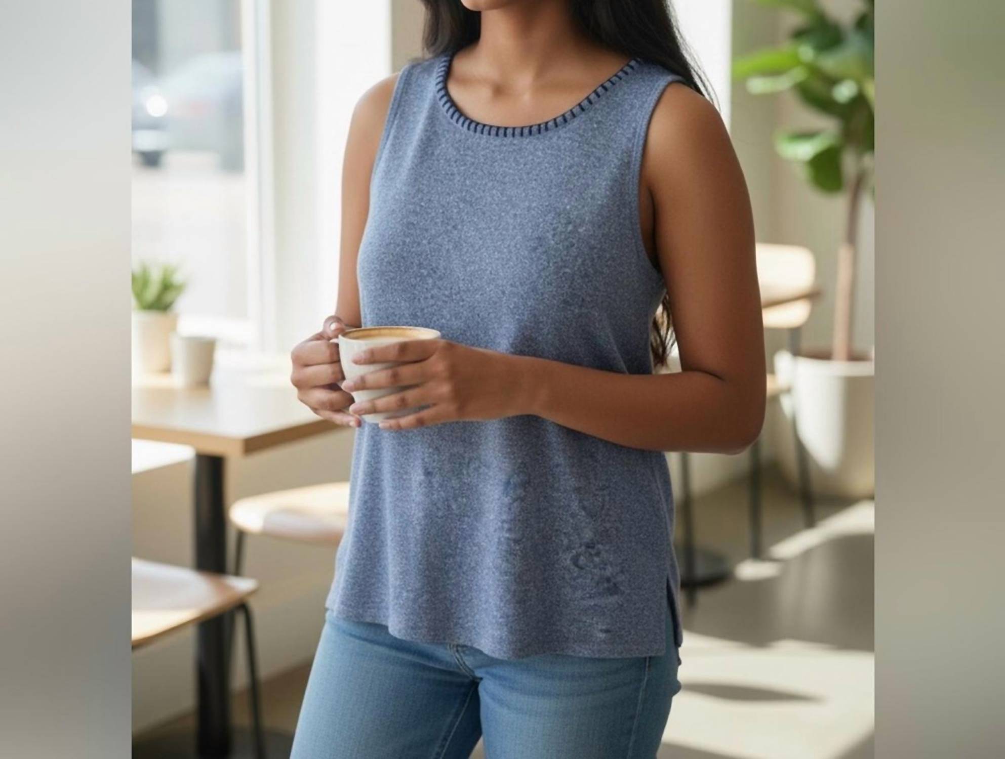 Vince Camuto - Sleeveless Knit Top