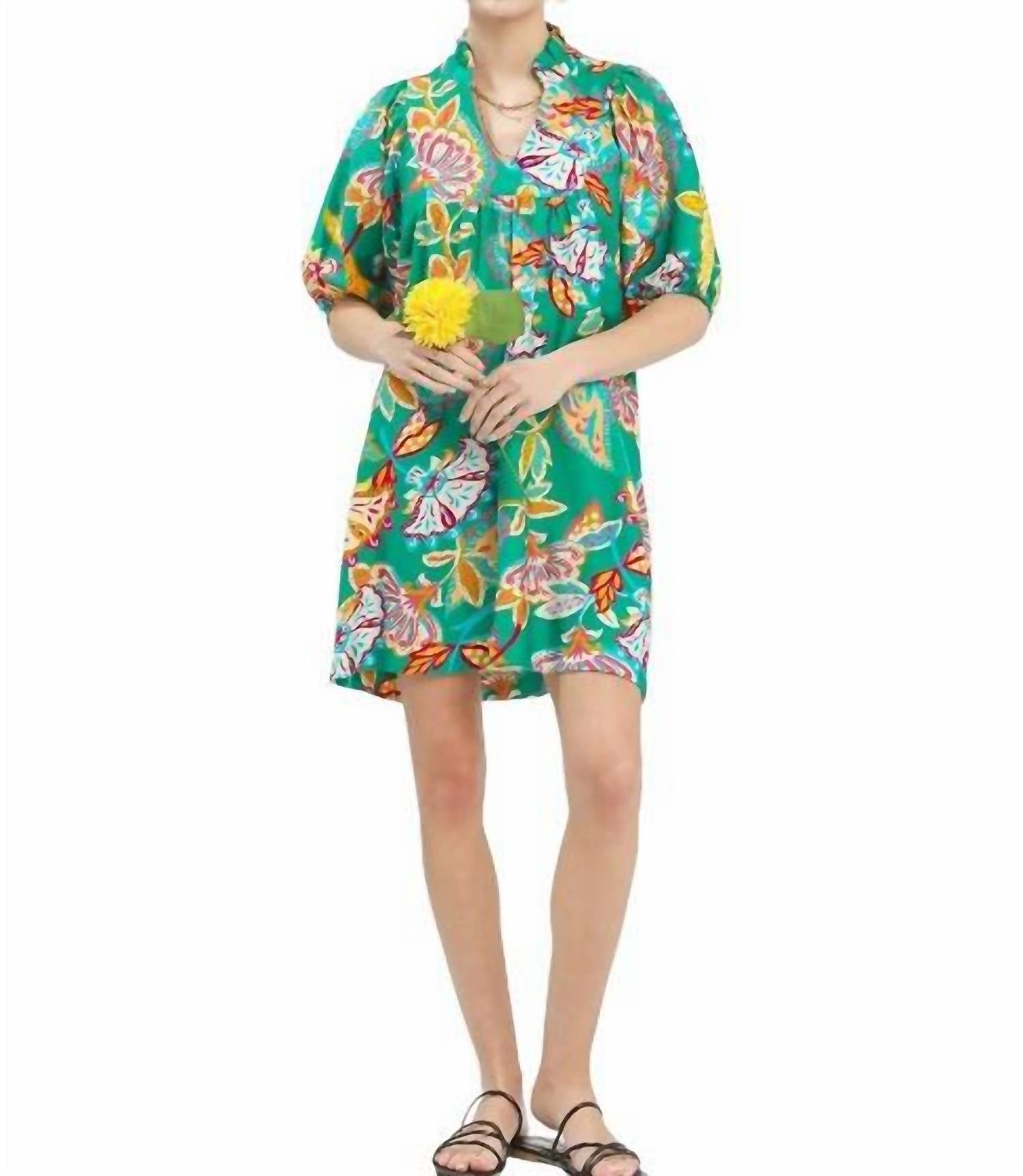 Umgee - Paisley Print Mini Dress