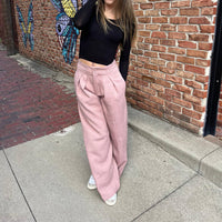 Hyfve - Wide Leg Pleated Trousers