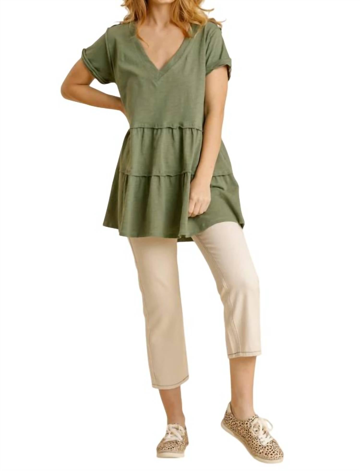 Umgee - Tiered Ruffle Tunic
