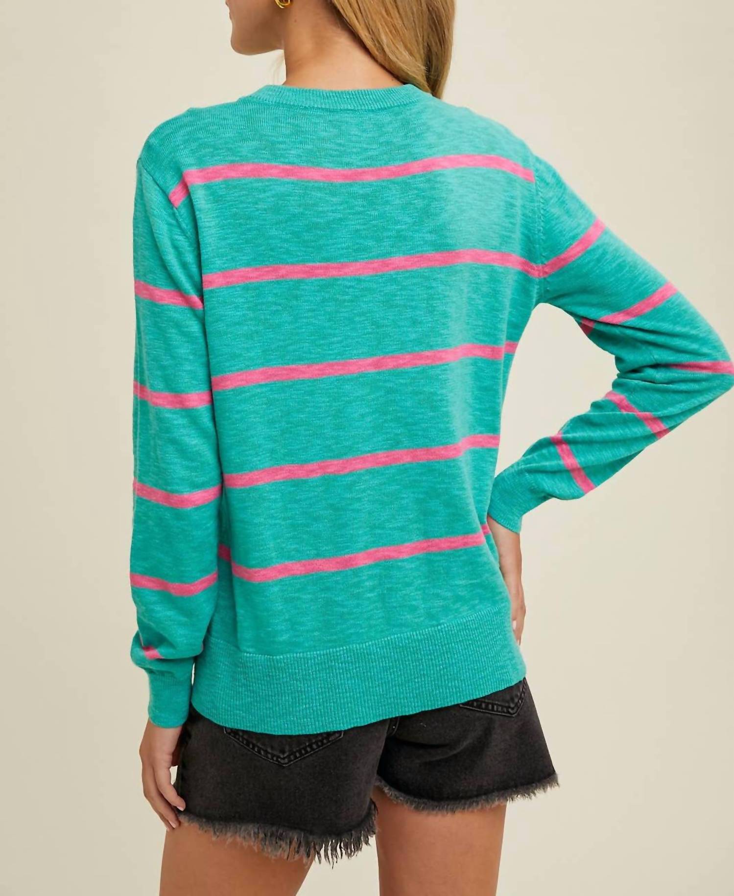 Wishlist - Striped Lightweight Sweater